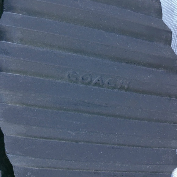 EC Coach Deeann Black Signature C Faux Fur Winter Boots w/GoldTone Acct Size 10B - Picture 7 of 8